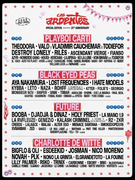 FESTIVAL LES ARDENTES
